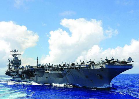 Vice Adm. Kendall Card, USN, deputy chief of naval operations for information dominance and director of naval intelligence, once commanded the USS Abraham Lincoln, during combat operations and in support of tsunami relief efforts in Sumatra, Indonesia.