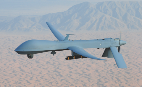 The Gorgon Stare sensor system is being mounted in Afghanistan on USAF/General Atomics Aeronautical Systems MQ-9 Reaper unmanned aerial vehicles (UAVs). This system from Exelis and Sierra Nevada Corporation can zoom in on and transmit up to 64 different images to soldiers on the ground.