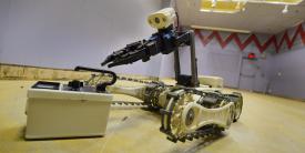 2015 Robot Rodeo: Bomb squads from across the country saddled up their robots and duked it out at the ninth annual Western National Robot Rodeo at Sandia National Laboratories. Photo by Randy Montoya