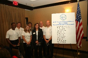 In October, the chapter honors members of its Golf Committee for their dedication at the annual tournament, which raised more scholarship funds than in previous years.