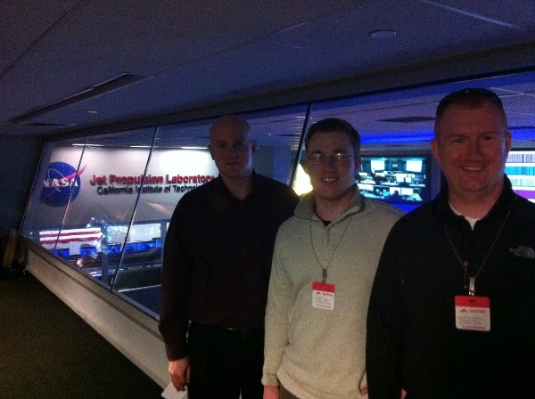 Chapter members tour NASA's Joint Propulsion Laboratory. They visited the facility during a January visit to San Diego for the AFCEA West conference.