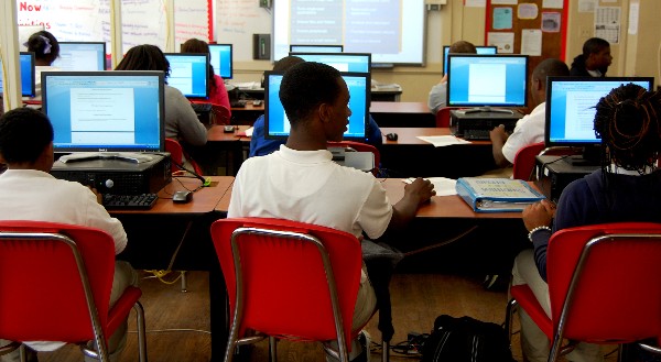 In October, Students work hard in Lee High School's state-of-the-art IT Lab, which will benefit from a donation from the chapter’s Education Foundation.