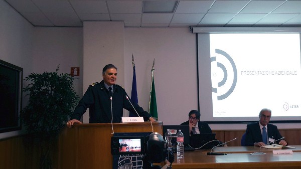 Brig. Gen. Calogero Massara, C4 Defense commander, welcomes attendees to the May workshop.