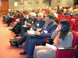 Chapter members join together in December for a meeting at the Scuola delle Trasmissioni e Informatica.