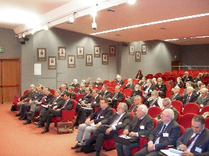 Attendees fill the auditorium for the chapter's December conference on Networks of Enterprises.