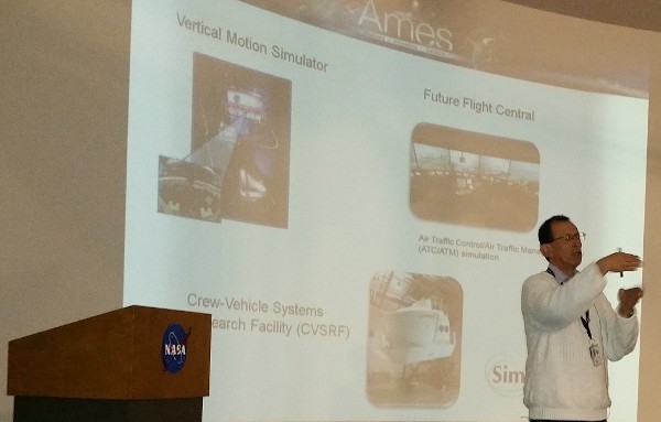 At the chapter meeting in February, Dr. Horacio Chavez, a NASA Ames project manager at Moffett Field, talks about some of the innovation NASA Ames has had a part in developing.