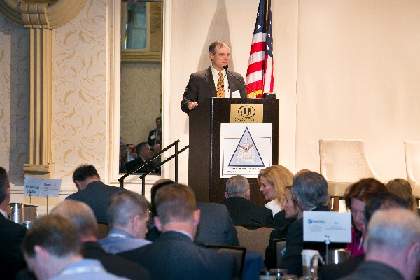 Michael Daniel, special assistant to the president and cybersecurity coordinator, Executive Office of the President, speakers during the chapter's April summit. 