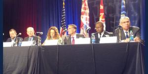 A TechNet Augusta panel discusses critical infrastructure protection.
