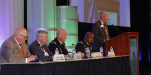 Panelists discuss readiness and training of U.S. military forces at MILCOM 2016. Photo by Mike Carpenter