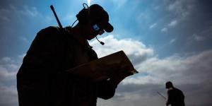 A U.S. Air Force captain radios an aircraft heading for a landing on a highway in Bulgaria during the exercise Thracian Summer 2021. The Defense Information Systems Agency (DISA) is placing high emphasis on improving command and control as part of its new strategy. USAF photo