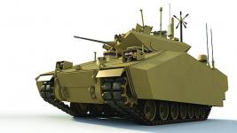 Future armored vehicles could include antennas integrated into the armor coating and other technologies designed to rid the service of whip antennas.