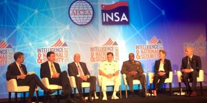 Directors of the 'Big 6' in the U.S. intelligence community speak during the third annual Intelligence and National Security Summit in Washington, D.C.