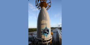 U.S. Space Force’s Advanced Extremely High Frequency-6 (AEHF-6) communications system atop the United Launch Alliance (ULA) Atlas V rocket is moved to the launchpad at the Kennedy Space Center in preparation for its March 11, 2020, launch, the first for the new service. The Space Force will employ next-generation data management across all of its systems to make sure information, especially from satellite systems, is a powerful tool for the service.  United Launch Alliance