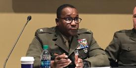 Col. Dave Burton, USMC, program manager, Intelligence Systems, USMC Systems Command, notes that organizational changes are helping the Marines bring forth signals intelligence capabilities.