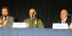 Panelists discuss immigration policies during the FCEA Homeland Security Conference.