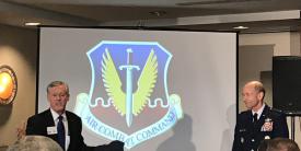 The Air Force is standing up a new Information Warfare Numbered Air Force this fall, which will help support the service and the U.S. Combatant Commands, says Gen. Mike Holmes, USAF, commander, Air Combat Command, at an Air Force Association event on August 23.
