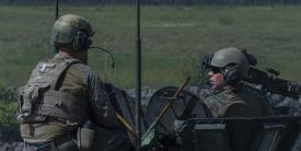 Marines with 2nd Marine Division conduct a light armored vehicle (LAV) crew gunnery atn Camp Lejeune, North Carolina, last June. A new tactical communications system for LAVs that the service will field increases situational awareness and communication capabilities for warfighters. Photo credit: U.S. Marine Corps photo by Lance Cpl. Nathaniel Q. Hamilton