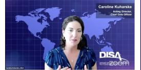 Caroline Kuharske, DISA’s recently appointed acting chief data officer, discusses the five "untapped efficiencies" that DISA must employ for an effective information environment during AFCEA International's April 13 webinar.