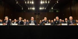 Intelligence community (IC) leaders, led by Dan Coats, director of National Intelligence, testify before the U.S. Senate as to the growing threats the country is facing from non-state and state actors. The IC’s CIO, John Sherman, is calling for urgency in developing U.S. capabilities, so the country will not be surpassed by adversaries' use of cyber, artificial intelligence and other technologies. Credit: ODNI