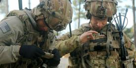 Ahead of a deployment to Afghanistan, the 2nd Security Force Assistance Brigade concluded a training rotation at the Joint Readiness Training Center (JRTC) at Fort Polk, Louisiana, that included training on the new Integrated Tactical Network. Over the next two years, Army officials expect to make significant progress on the unified network concept, which will converge the tactical and enterprise networks. Credit: U.S. Army