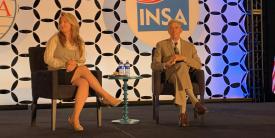 Chris Inglis, national cyber director, discusses cybersecurity challenges with Suzanne Kelly, CEO and publisher, The Cipher Brief, at the 2021 Intelligence and National Security Summit.