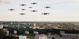 Caption: The U.S. Defense Department has released a new strategy for countering the proliferation of small unmanned aerial systems. The strategy is designed to provide the framework for addressing the threat to within the United States and internationally. Credit: Lobachad/Shutterstock