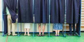 The intelligence community is schooling election officials on the risks of adversarial influence campaigns during elections. Credit: Shutterstock/Alexandru Nika