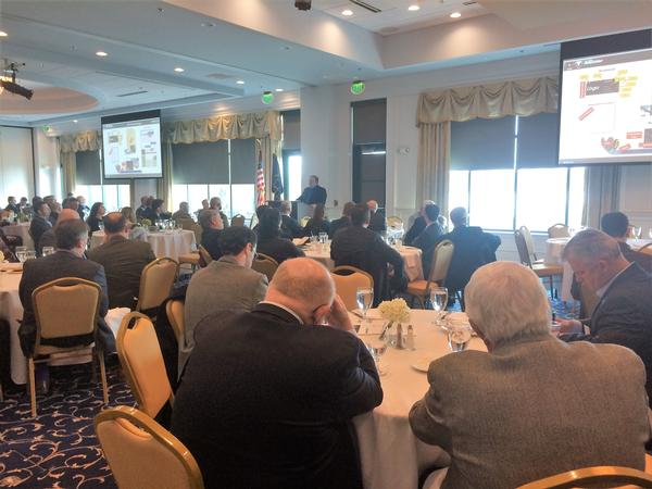 Hansen presents several key insights on the Army's next generation Unified Data Ecosystem during the luncheon in November. 