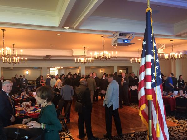 Members of the Aberdeen community network before the luncheon in October. 