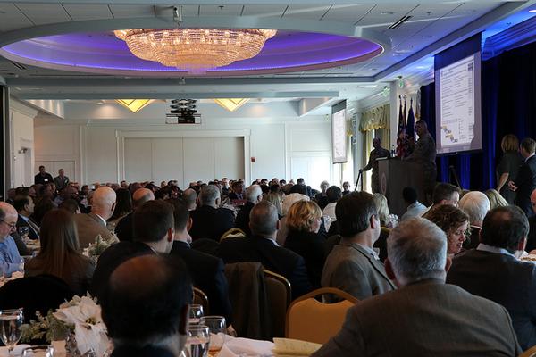 The January government forum drew a sold-out crowd to Water's Edge Event Center in Belcamp, Maryland. 
