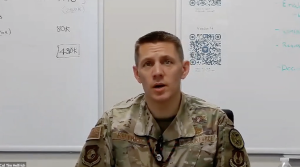 Col. Tim Helfrich, USAF, the senior materiel leader for Cyber Systems, program executive officer (PEO), Command, Control, Communications, Intelligence and Networks (C3I and N) Directorate, Air Force Life Cycle Management Center, Air Force Materiel Command, is the chapter's first guest speaker of 2022.