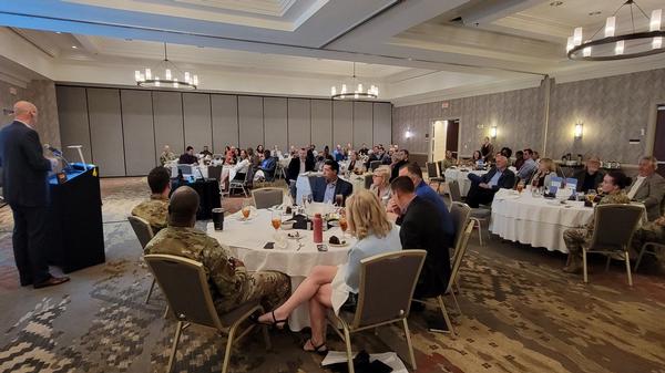 The chapter hosts first in-person luncheon of 2022 in March.