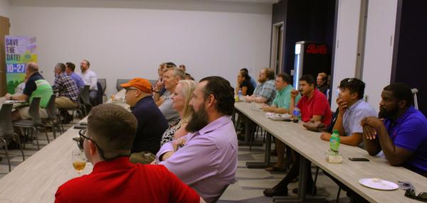 In July, the chapter hears about multi-agent reinforcement learning at a Tech on Tap event.