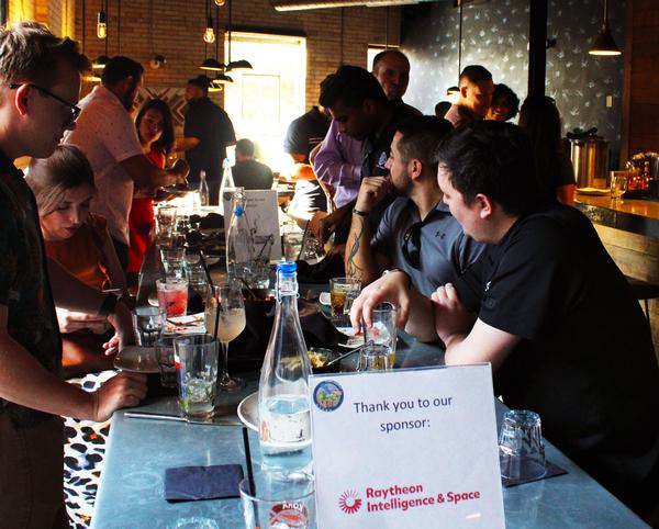 In August, Emerging Leaders network during the last event of the summer.