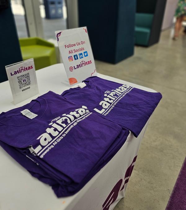 Latinitas Conference T-shirts are displayed at the October event. 