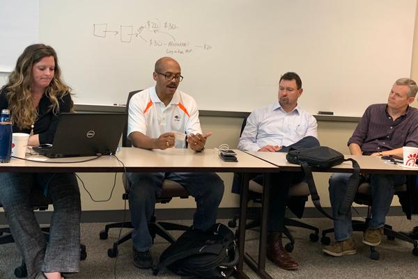 Chapter Vice President of Education Charles Brice elaborates on how to effectively execute upcoming training and education initiatives for the chapter during the Board of Directors off-site held in January.