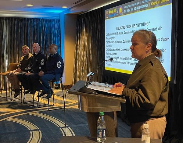 Attendees of the Senior Enlisted “Ask Me Anything” panel received key insight from this distinguished panel. The panel was part of the new Human Capital Track during the Alamo ACE conference event  in November.
