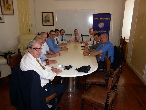 Attendees gather for the chapter's annual meeting in December.