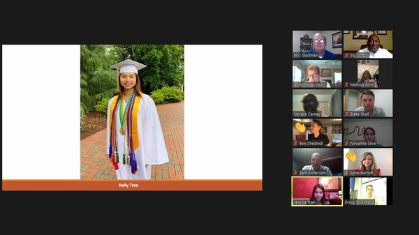 Kelly Tran is one of the 2020 recipients of a $1,000 Chestnut Scholarship Award presented at the June virtual event.