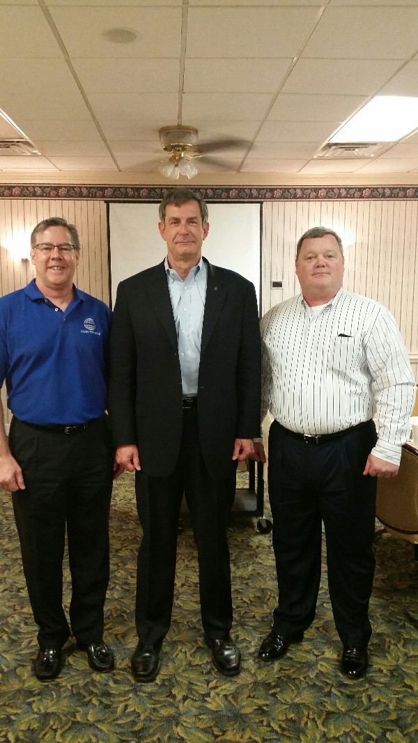 Damen (l) and Williams (r) coordinated the April event with Allor.