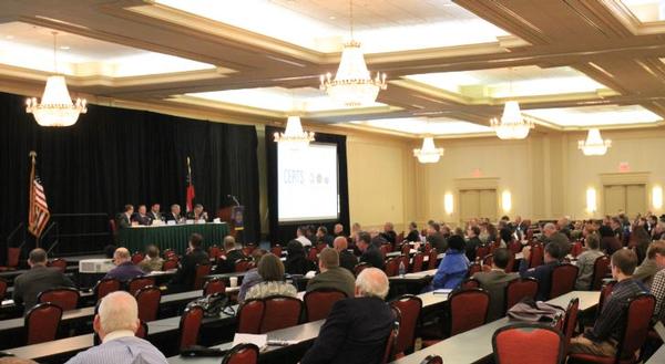 The crowd exceeds capacity during AFCEA's first CERTS event in January in Augusta, Georgia. The chapter helped support the event.