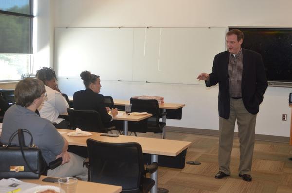 Kenneth Fritzsche, director of the Identity Technology Division in the Office of Biometric Identity Management within the National Protection and Programs Directorate of the U.S. Department of Homeland Security, is keynote speaker at September's first student chapter luncheon. Photo courtesy of NOVA.