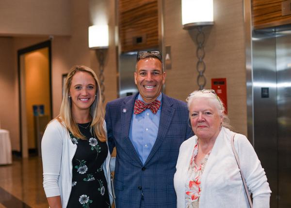 The Carroll family attends the June event. Photo by Elizabeth Moon.