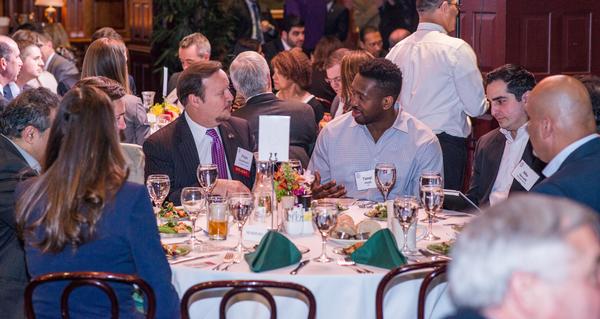 Federal leaders engage in roundtable discussions at the March luncheon, hosted by the chapter's Young AFCEANs.