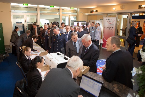 In May, 2,000 visitors and exhibitors participate in the crowded exhibition floor of the Bonn TechExpo.