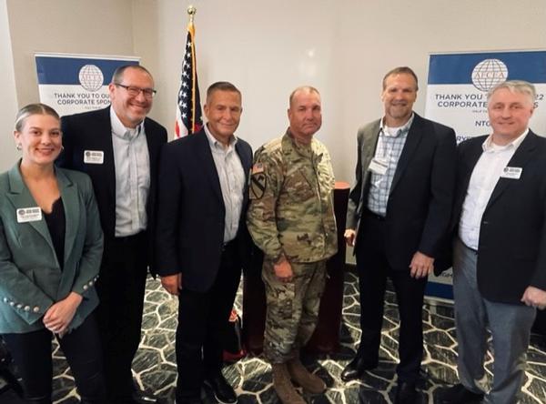 The March Luncheon Leadership with Speaker and Sponsors features Gen. Turinetti.