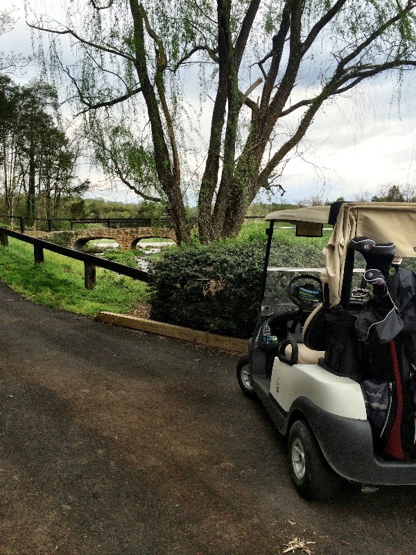 Participants had good weather for the chapter's golf event in April.