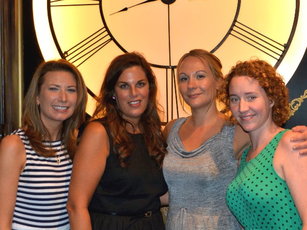 In August are members of the chapter's Women In Intelligence Group (WIIG) Committee (l-r) Margot Blackard, Tensley Consulting representative/WIIG Social Co-Lead; Denise Desien, vice president, WIIG; Erin Horton, WIIG Social Co-Lead; and Abigail Stanley, Prime Solutions representative.  Photo courtesy of John Garcia.