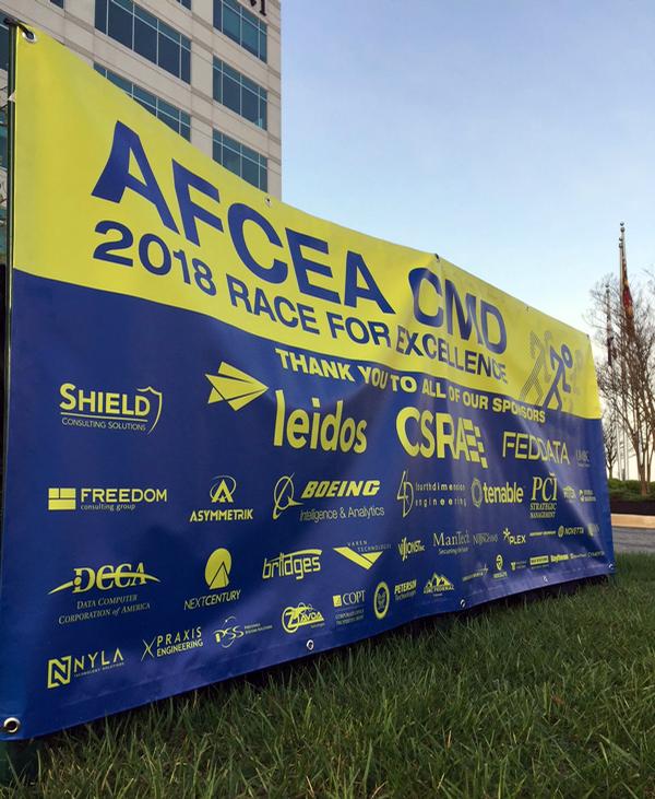 The 11th Annual AFCEA Central Maryland Race for Excellence - 5K  and 1 Mile Fun Run was held in April in Columbia, MD.