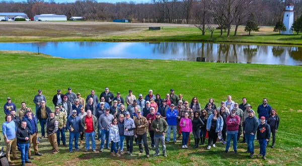 In March, teams gather for the sporting clay event at PinTail Point.
